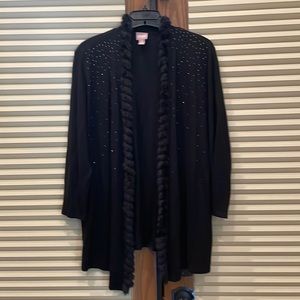 Chicos SZ 2 sequined cardigan.